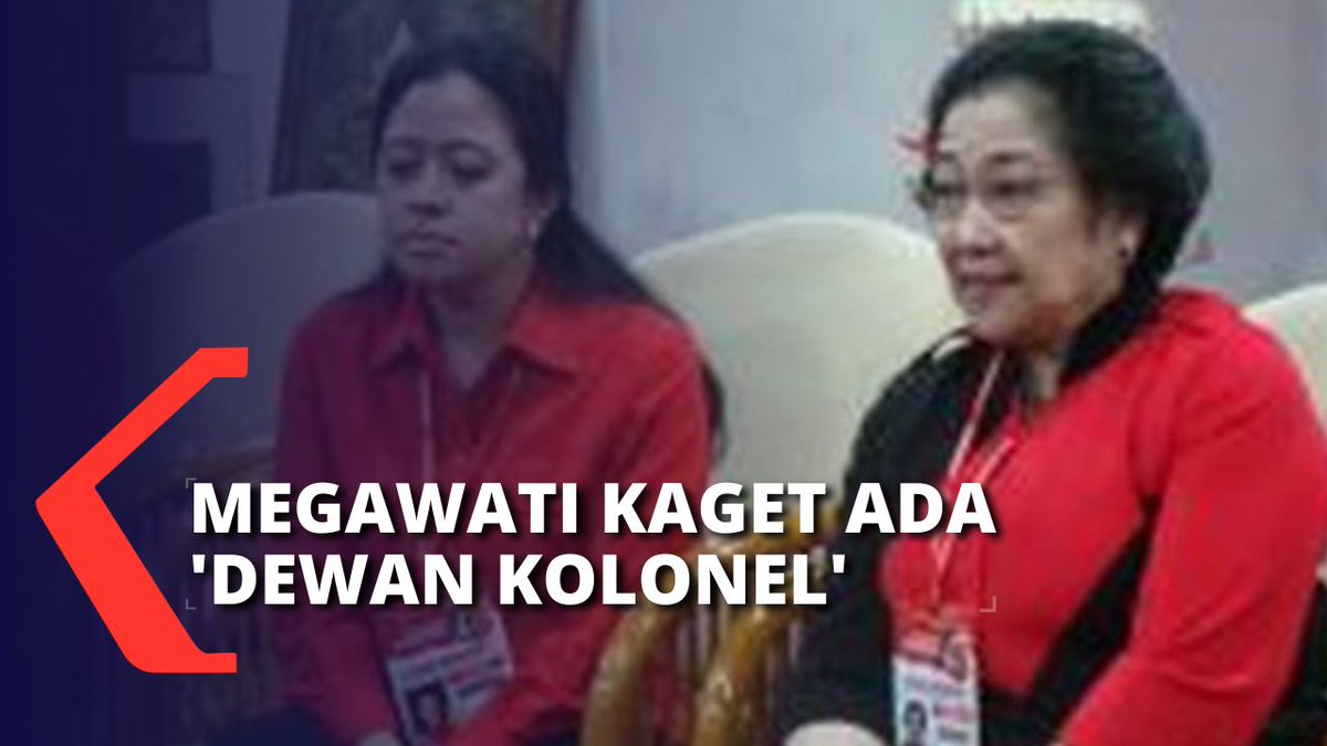 KompasTV's tweet photo. Megawati Kaget Ada 'Dewan Kolonel' untuk Puan, Sebut Tidak Masuk dalam Struktur PDI Perjuangan https://t.co/bOczjbbp84 https://t.co/vi4PGTiDZy