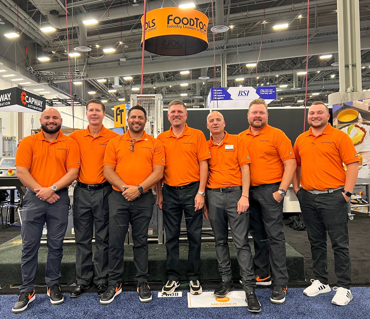 FoodTools_Inc's tweet photo. Today is the final day to visit the FoodTools team in booth 2508 at the @BakingExpo trade show in Las Vegas. Stop by and talk about your food portioning process today! 
#IBIE2022 #FoodTools https://t.co/WUeKAAzwOo
