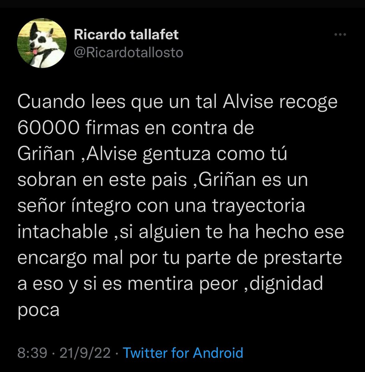 SemosMasMejores's tweet photo. Cuando piensas que algo puede cambiar y encuentras gente que odia así y votan a los ladrones...
#TeamVox
#IndultosNo
#LevantandoEspaña 
⚠️⬇️⬇️⬇️⬇️⬇️⬇️⬇️⬇️⚠️ https://t.co/ASIdFkKLtm