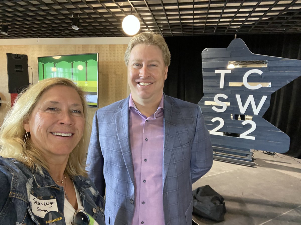GregPalmer47's tweet photo. Had a great time this morning at #TCSW! Huge thanks to @susanslanger and @Spaveapp for inviting me. There is some cool stuff happening up in MN! https://t.co/7TFqTKPz3f