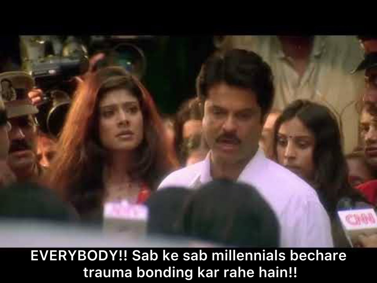 vibhormusic's tweet photo. Tu akela nahi hai bro!🥲
#Millennials #traumabonding https://t.co/eLINMbR6xl
