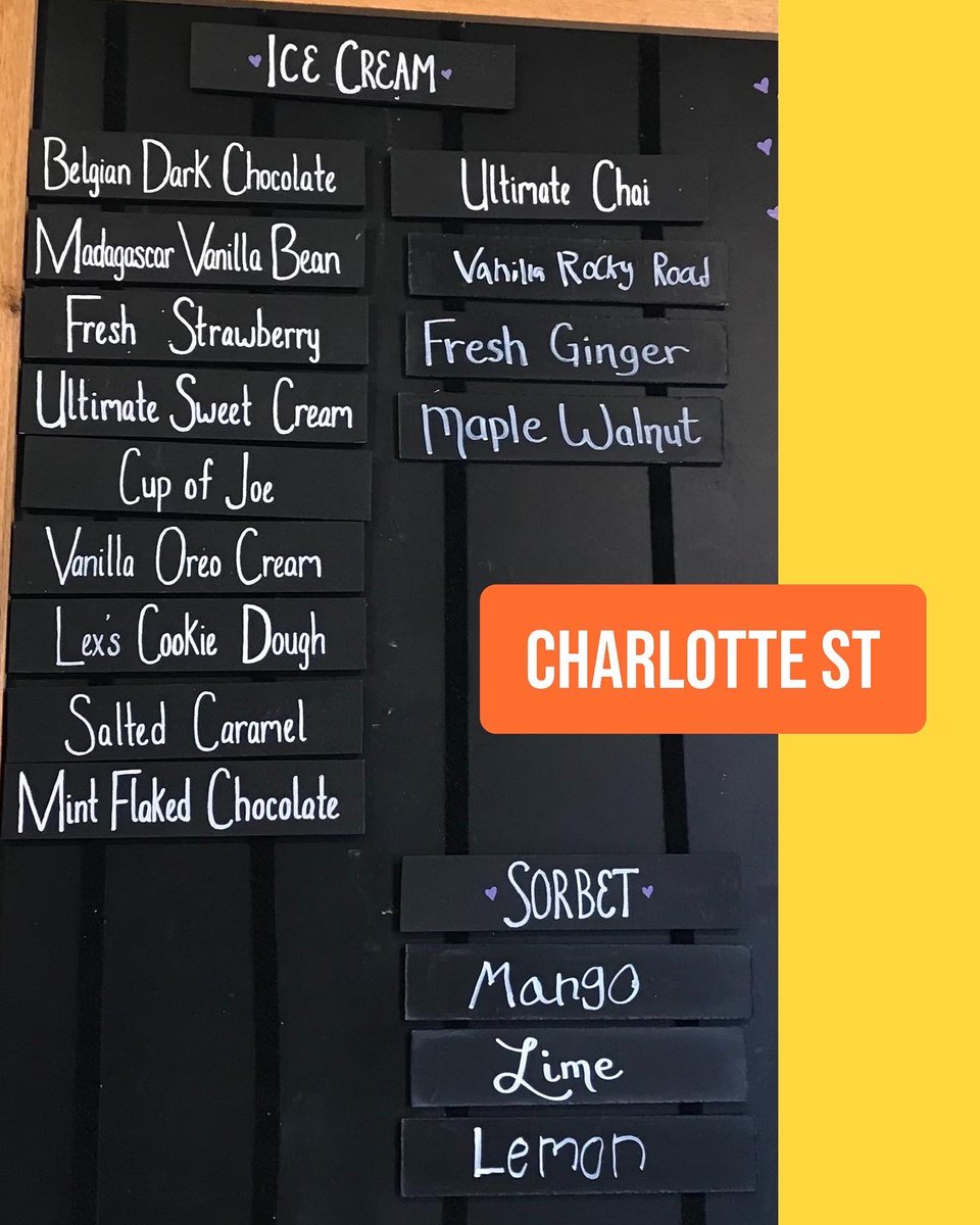 ultimatescoops's tweet photo. • Wednesday, September 21st Menu •
Check out Maple Walnut and Vanilla Rocky Road at Charlotte St!😋
Plus, Goat Cheese &amp; Bing Cherry at Tunnel Rd!🍒
We are open 12:30 - 8:00 today and would love to see you!
#ashevilleicecream https://t.co/lCplZ2ksw2