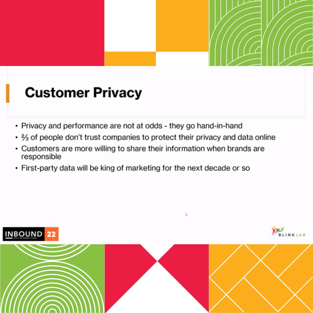 BlinkJarMedia's tweet image. Just a couple of the key takeaways presented this morning at the Baton Rouge HUG! We always love to get some actionable metrics and insights from leaders in our industry! 🙌🙌 #Inbound22 #hubspot #hubspotusergroup