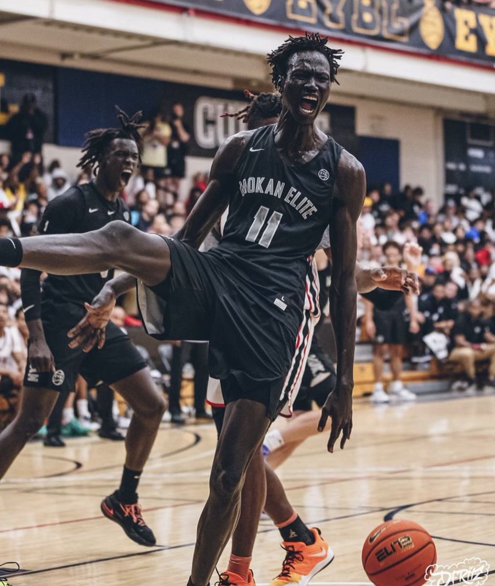 2024 4⭐️ John Bol will take an official visit to Missouri this weekend.

Bol is a long, athletic 7-footer who is a great rim protector with a versatile offensive skill set.

Has taken an official visit to Michigan and an unofficial to Notre Dame so far. #29 in the ESPN60.
