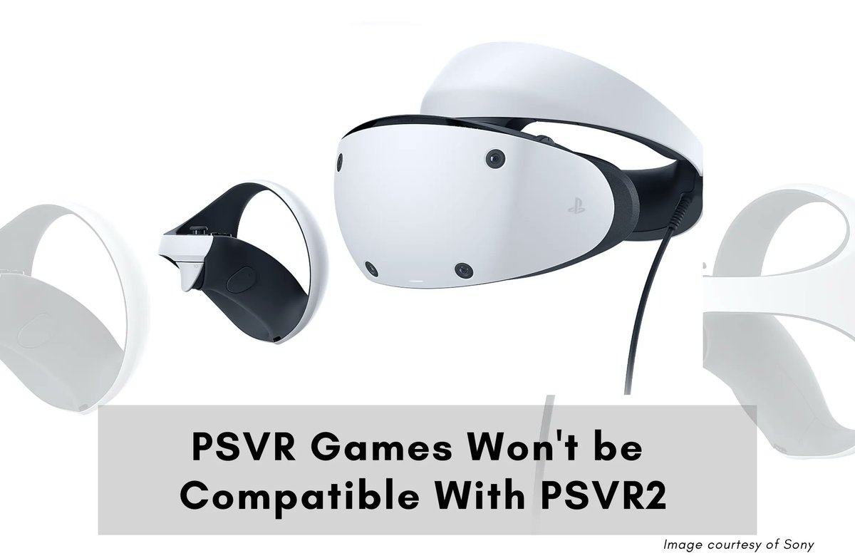 JudderNews's tweet photo. If you haven't heard the news - PSVR games won't be compatible with PSVR2 games. We're bummed, but it's understandable due to the new hardware.

https://t.co/0SFHeboldZ https://t.co/rVSegXCnhf
