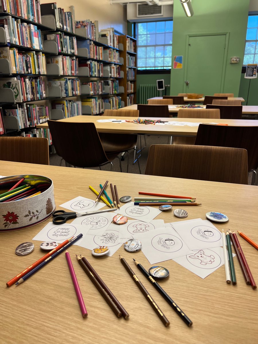 sarahstvn's tweet photo. Peabody Library Open House is happening now! Come see us from 1-3! Iβm in the button making room upstairs if you want to say hello ππ½ ππ€ #vupeabody #peabodylibrary https://t.co/c8WHYmsJ9Z