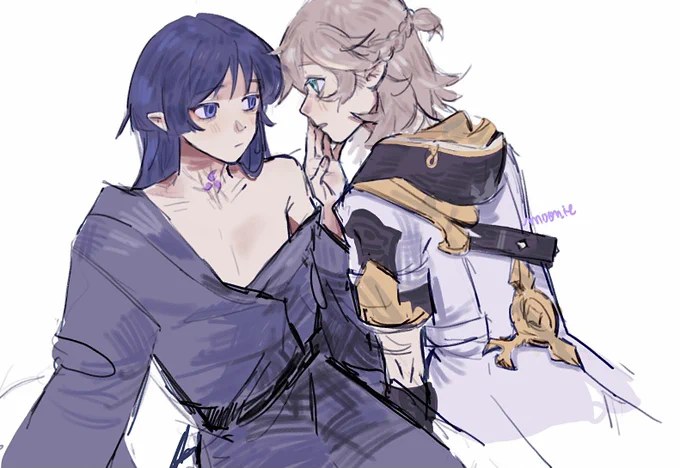 they re going to kiss…… #scarabedo 