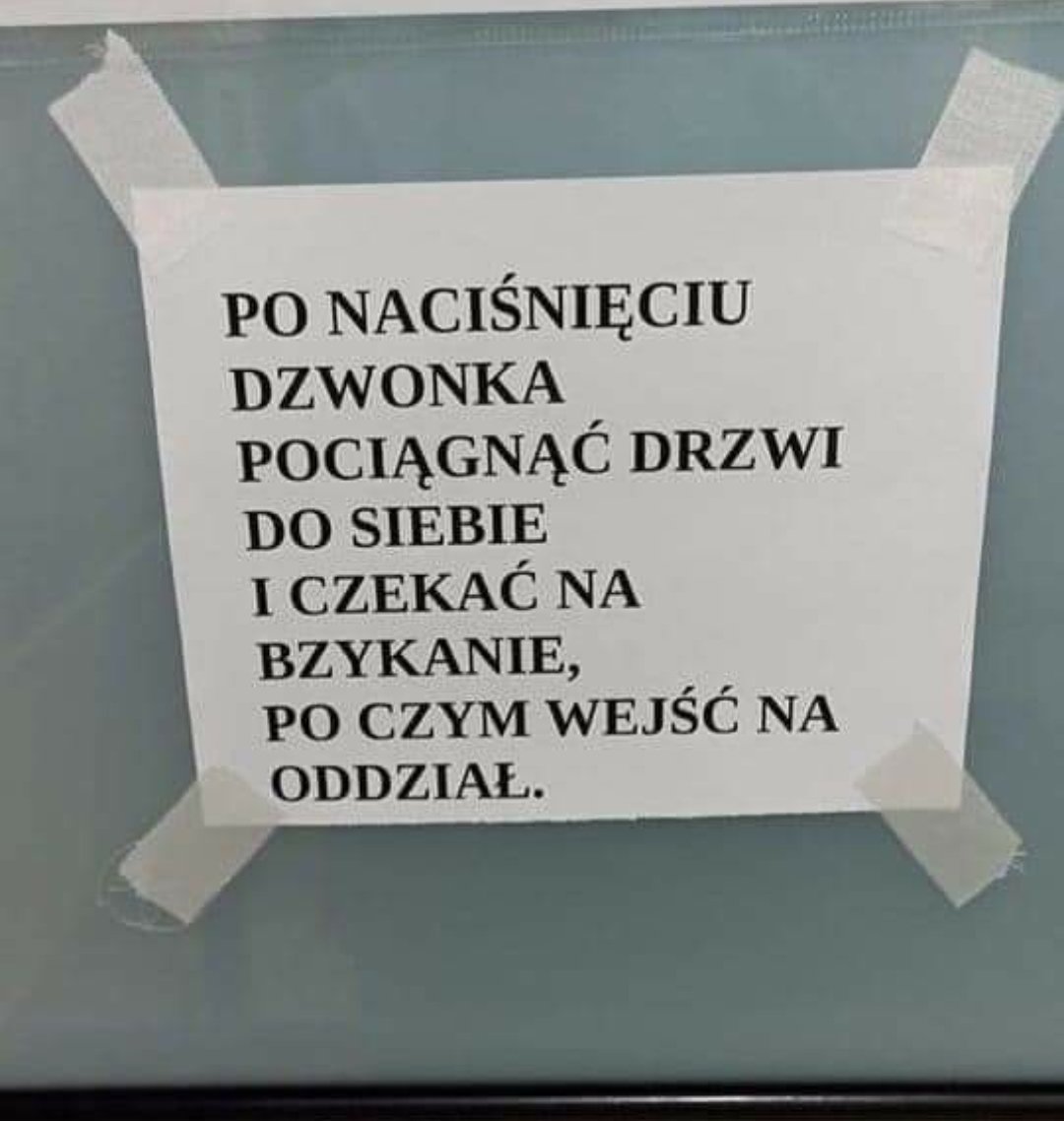 Znalezione na FB. Brzmi frapująco. Gdzie jest ten oddział? 
Dla koleżanki pytam.