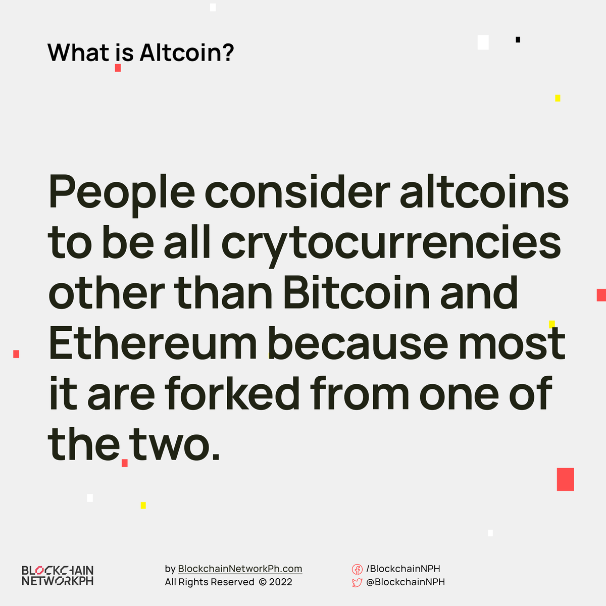 Connectweb3ph's tweet photo. π What is Altcoin?
Understanding Alternative Coin βπΌ
Altcoins depend on the performance influenced by #Bitcoin $BTC and #Ethereum $ETH.
#DYOR #BNP #bnphupdate #investingtips #investing101 #CryptoPH
Here's what you need to knowππΌ https://t.co/OQCsgVHZ1F