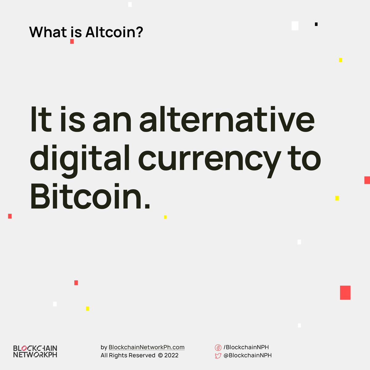 Connectweb3ph's tweet photo. π What is Altcoin?
Understanding Alternative Coin βπΌ
Altcoins depend on the performance influenced by #Bitcoin $BTC and #Ethereum $ETH.
#DYOR #BNP #bnphupdate #investingtips #investing101 #CryptoPH
Here's what you need to knowππΌ https://t.co/OQCsgVHZ1F