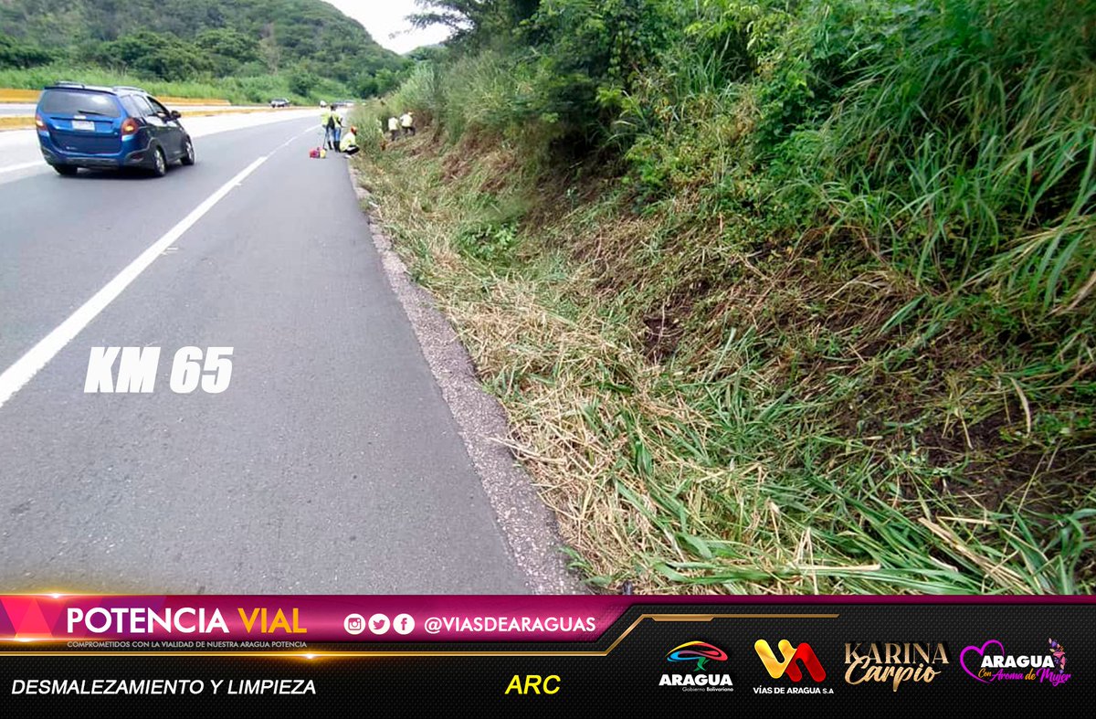 viasdearaguas's tweet photo. 🚧🦺Trabajando de manera incansable, desmalezamiento y limpieza en el km 65 en el marco del plan del 1x10 del buen gobierno, Gdora. @Soykarinacarpio optimizar y mejorar el paisaje de #ARC 🚧
#VenezuelaProductiva
@NicolasMaduro @dcabellor @VTVcanal8 @amigosdemaracay @99Punto5 https://t.co/5dxUt9iMIp