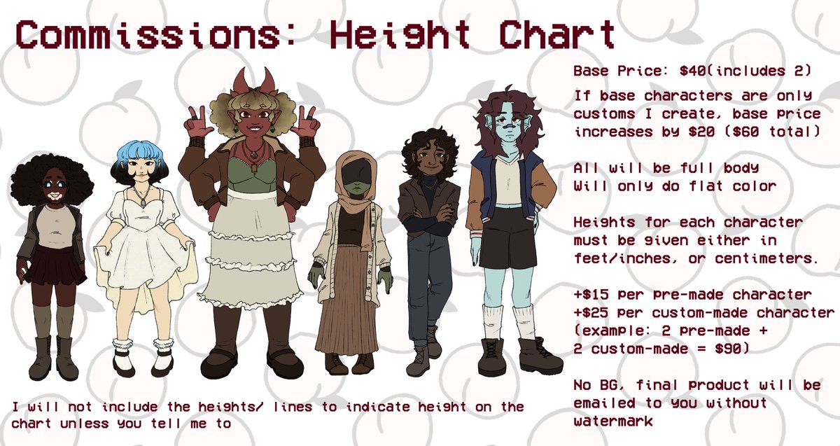 vipphic's tweet photo. 📌 Here’s my official commission information! If you would like to commission me, please dm me here, or on discord if we’re friends 💖 https://t.co/C7Qw9r9xmy