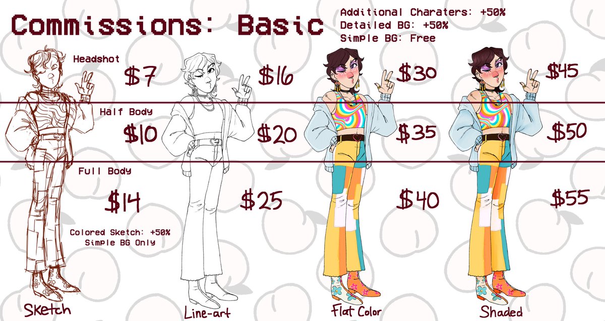 vipphic's tweet photo. 📌 Here’s my official commission information! If you would like to commission me, please dm me here, or on discord if we’re friends 💖 https://t.co/C7Qw9r9xmy