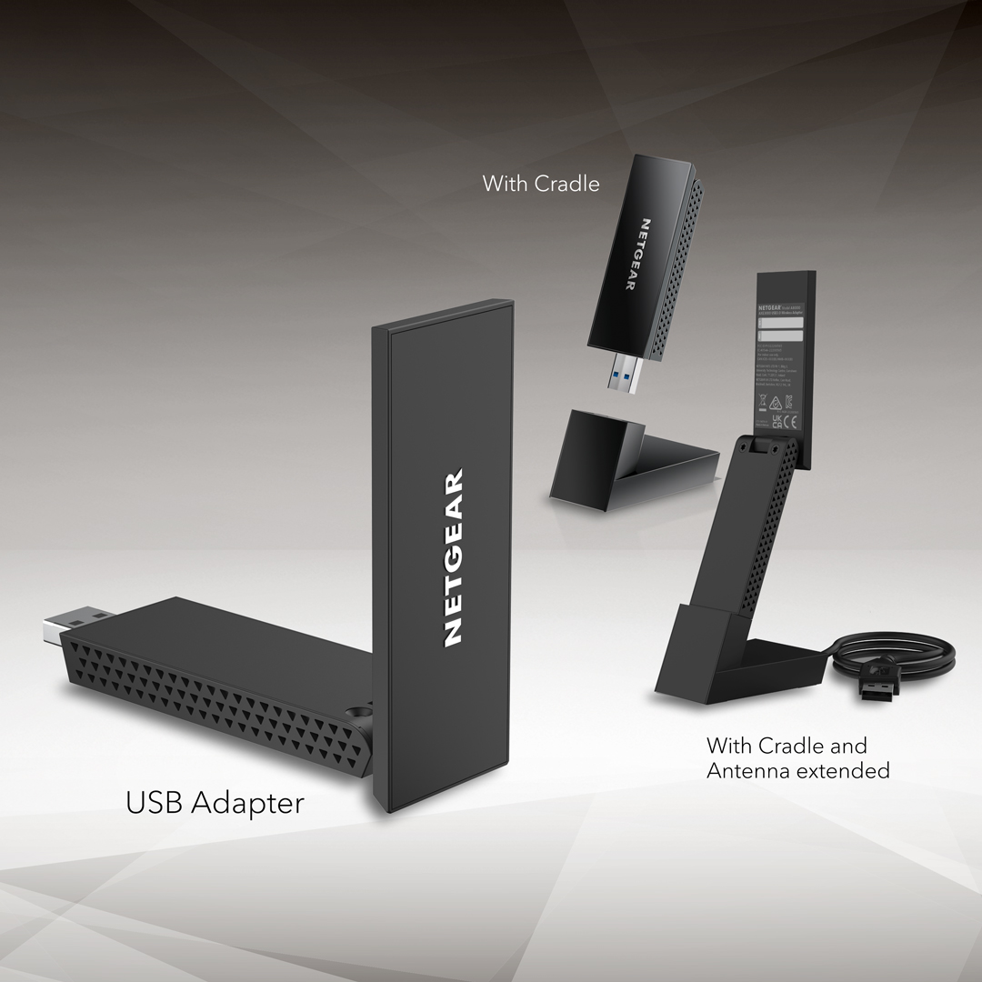 NETGEARgaming's tweet image. Introducing Nighthawk A8000, industry&apos;s first WiFi 6E USB 3.0 Adapter.  Supporting all three WiFi-bands, the Nighthawk A8000 auto-senses the right WiFi band delivering speeds of up to 1.2Gbps.  
 
Learn more: bddy.me/3fc80y0

#WiFi #WiFi6E #PC #Adapter #NewProduct