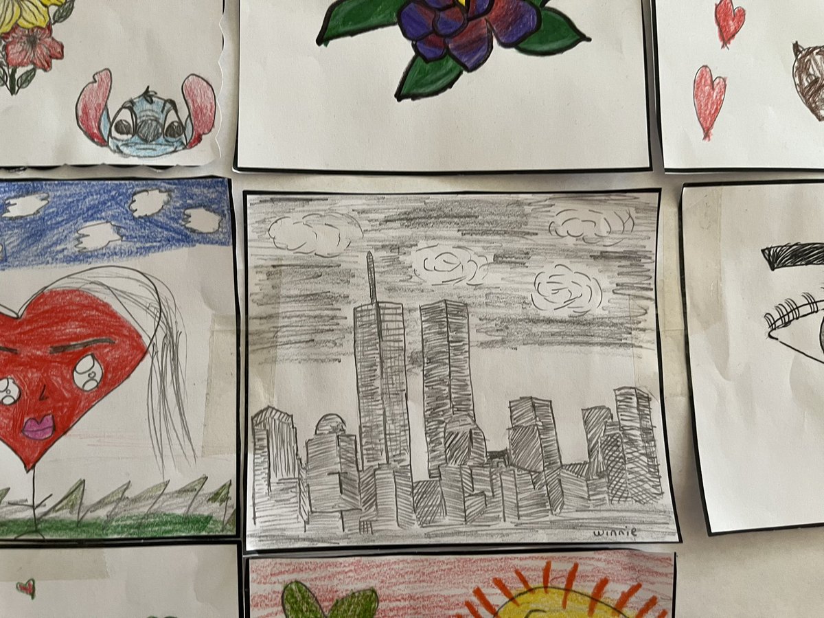 ChristaMCA_JSD's tweet image. 9/11 Quilt by Ms. Ross’s ESL students #CMMSlionpride 🦁 #NeverForget