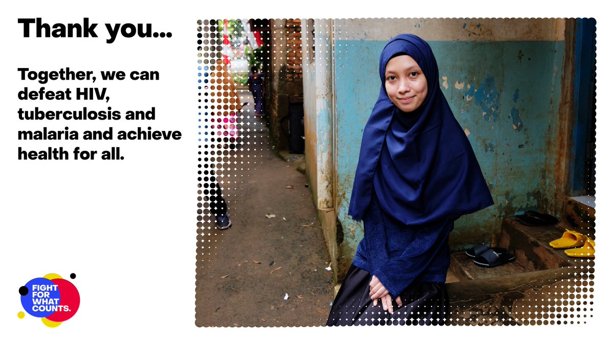 The Global Fund (@globalfund) on Twitter photo Thank you, #Indonesia for becoming a new donor to the <a href="/GlobalFund/">The Global Fund</a> Seventh Replenishment with your first-time pledge of US$15.5 MILLION.
Working together, we’re ready to #FightForWhatCounts to defeat HIV, tuberculosis and malaria and achieve health for all.
<a href="/KemenkesRI/">Kementerian Kesehatan RI</a> <a href="/Kemlu_RI/">MoFA Indonesia</a> Thank you, #Indonesia for becoming a new donor to the <a href="/GlobalFund/">The Global Fund</a> Seventh Replenishment with your first-time pledge of US$15.5 MILLION.
Working together, we’re ready to #FightForWhatCounts to defeat HIV, tuberculosis and malaria and achieve health for all.
<a href="/KemenkesRI/">Kementerian Kesehatan RI</a> <a href="/Kemlu_RI/">MoFA Indonesia</a>