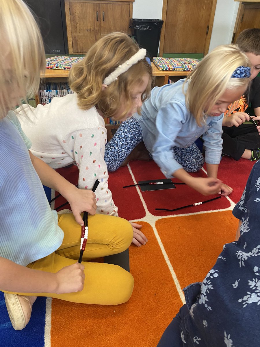 Dbjohnsonmath's tweet image. 1st Graders in Mrs. Pollard’s class made their own number racks that they will use in class to support them visually to build their number sense. @srsppal @Mpsdmartin