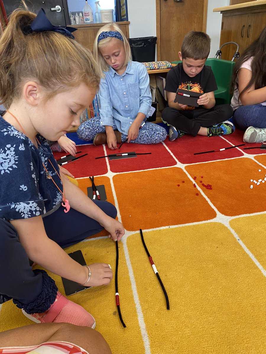 Dbjohnsonmath's tweet image. 1st Graders in Mrs. Pollard’s class made their own number racks that they will use in class to support them visually to build their number sense. @srsppal @Mpsdmartin