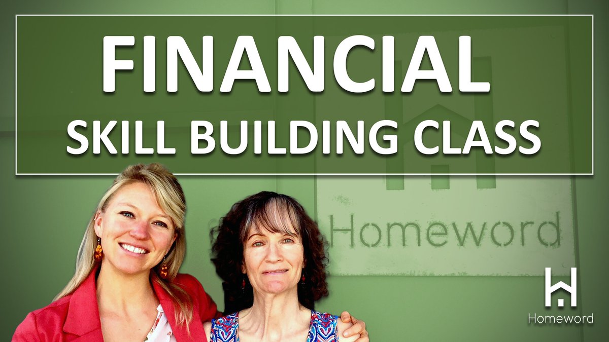 Our next free Financial Skill Building class is October 8. Learn more and register at homeword.org/financial-skil…. 

Free one-on-one financial coaching for class graduates!

For a limited time, get $500 matching of your savings—FREE! Register for class for details.