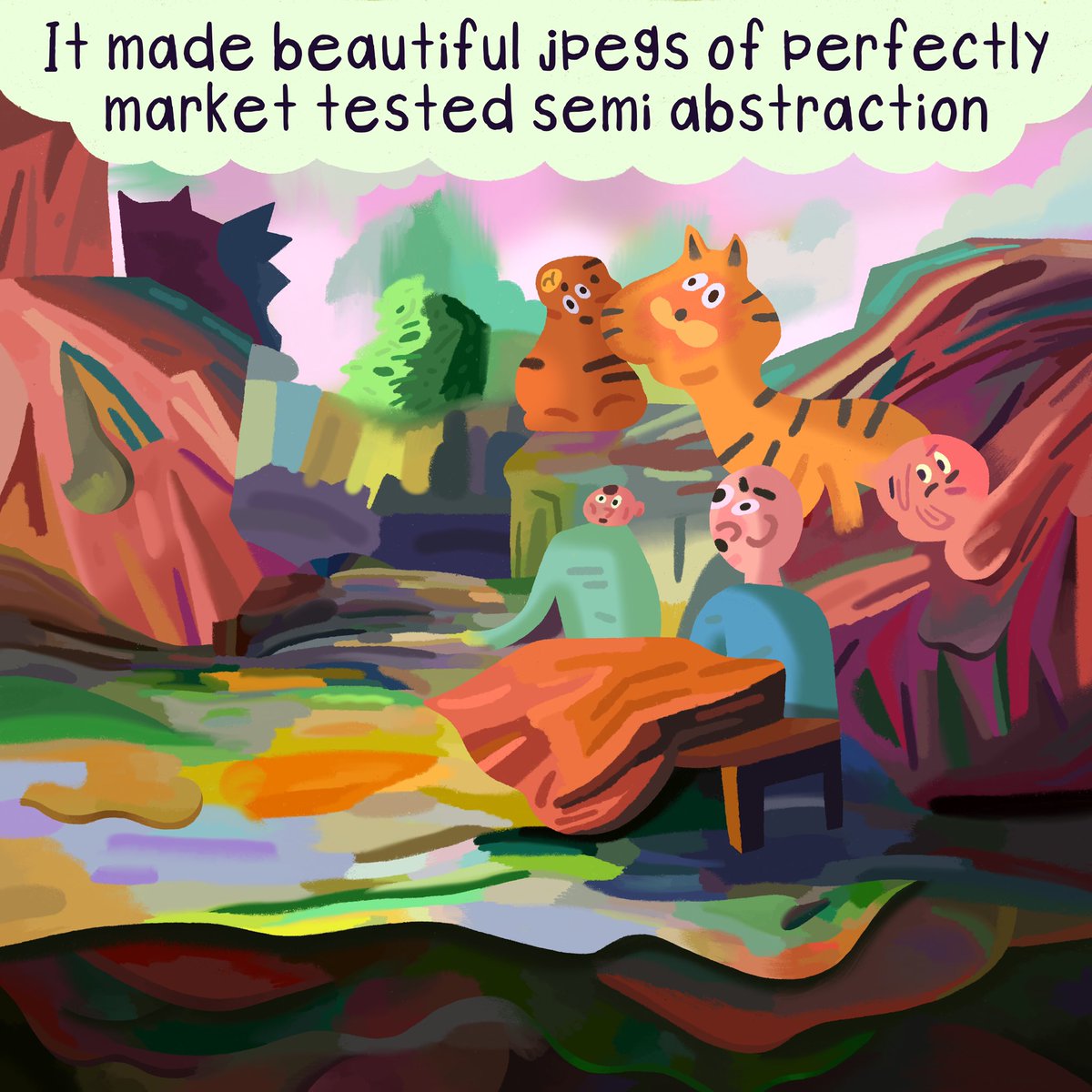 phantasmosis's tweet photo. MY FAVORITE ARTIST WAS A ROBOT (1/3) https://t.co/w02ElAUJvU