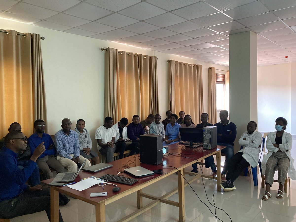 DrFulgenceN's tweet photo. SEPT 21, 2022: #NYABIKENKEHOSPITAL; Staff and Leaders are discussing The #HospitalVision, #Mission &amp; #Values part of #Accreditation &amp; QI processes. A policy &amp; procedure on new Staff orientation was presented to staff and approved @Muhangadis @RwandaSouth @RBCRwanda @RwandaHealth https://t.co/UIroXQ5pRi