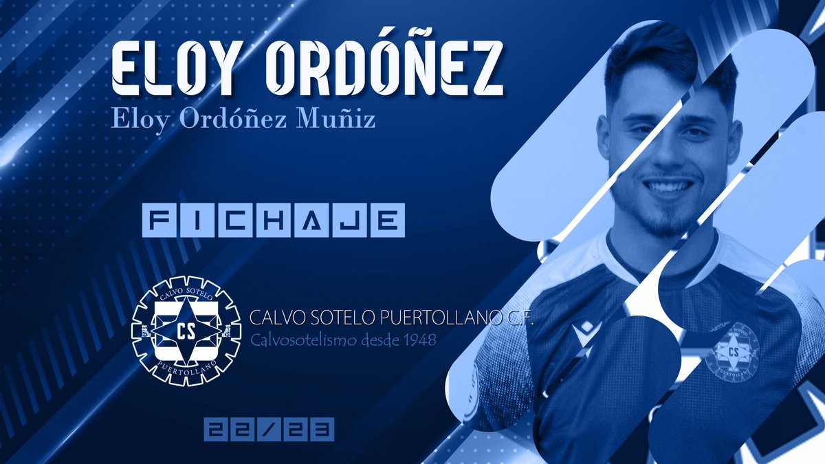 📣 OFICIAL
Eloy Ordóñez <a href="/Eloooy7/">Eloy Ordoñez Muñiz</a> ,procedente del <a href="/RealOviedo/">Real Oviedo</a> "B" ,NUEVO FICHAJE.

👇
cspuertollano.com/2022/09/21/com…