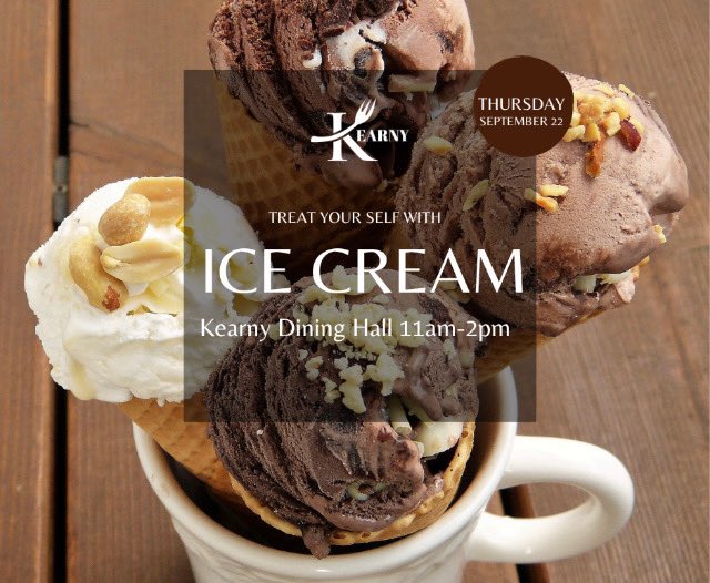 Lactose intolerant or not... come out n treat yourself a scoop of ice cream🍨 in Kearny this Thursday‼️😋