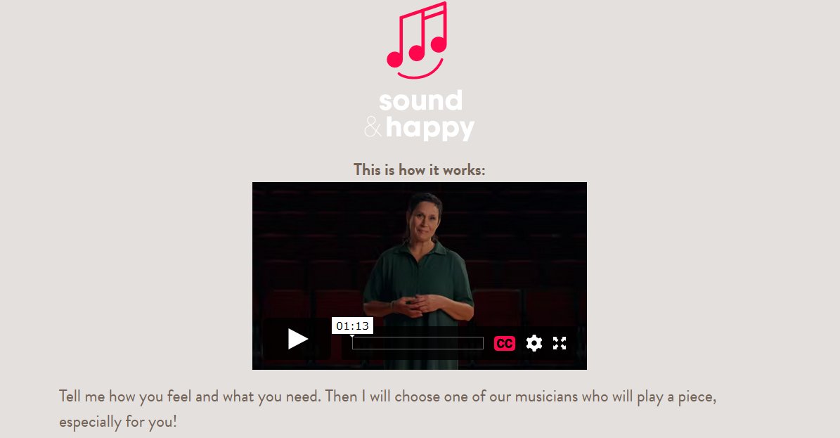 GGDAppStore's tweet image. Sound &amp;amp; Happy is geknipt voor iedereen die met muziek tot rust wil komen. Deze web app stelt je vragen. O.b.v. van je antwoorden ontvang je een 1-op-1 concert met een muziekstuk op maat. Meer info vind je in de GGD AppStore. Kom muzikaal tot rust! 
ggdappstore.nl/Appstore/PubAp…