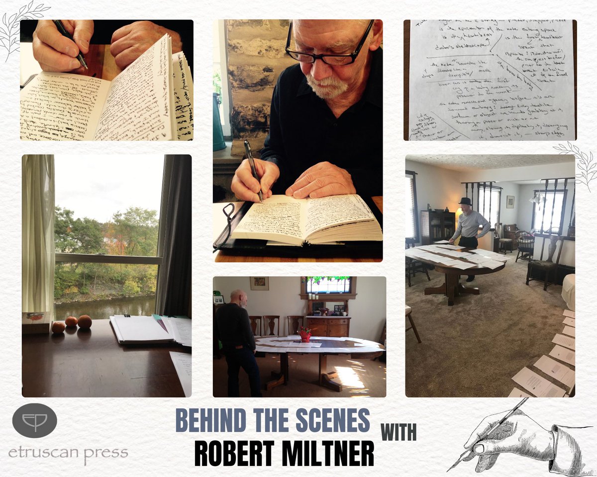 etruscan_press's tweet photo. Today we are with Etruscan author Robert Miltner!

He discusses the sensuality of writing, his process, and shares some behind the scenes photos. https://t.co/nuenJ1LPel