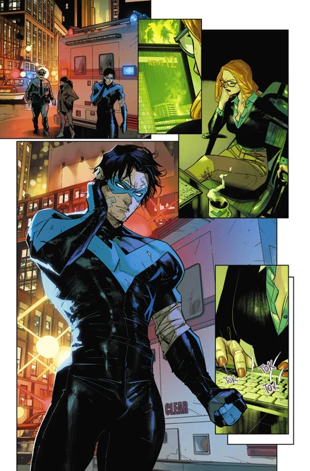 Nightwing and Babs in #batman #127 :). amazing @tomeu_morey colors ;) 