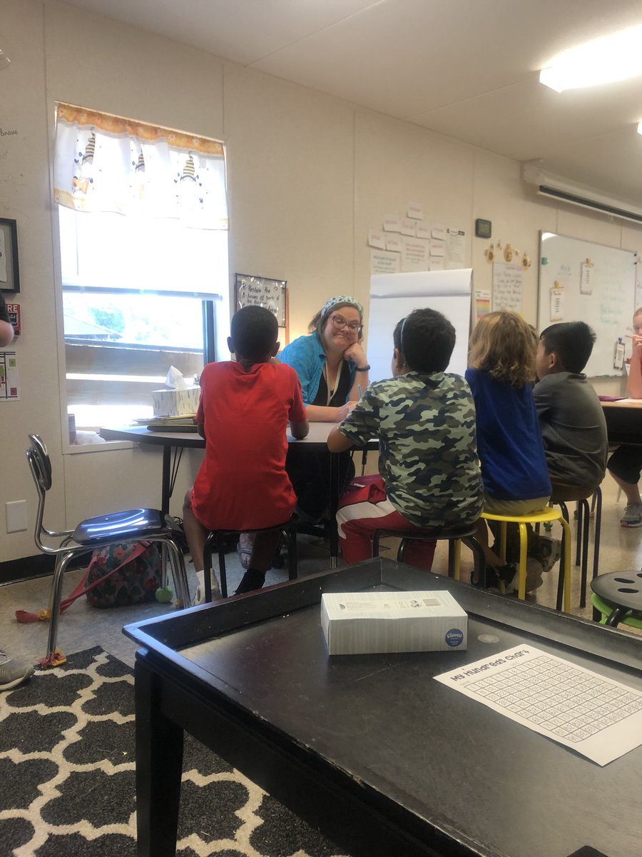 TinaTurnerSCE's tweet photo. Mrs. Williams’ students identifying theme and engaged in text! #smallgroupsrock #creeklife @SCECardinals https://t.co/vGhyVQpU4P