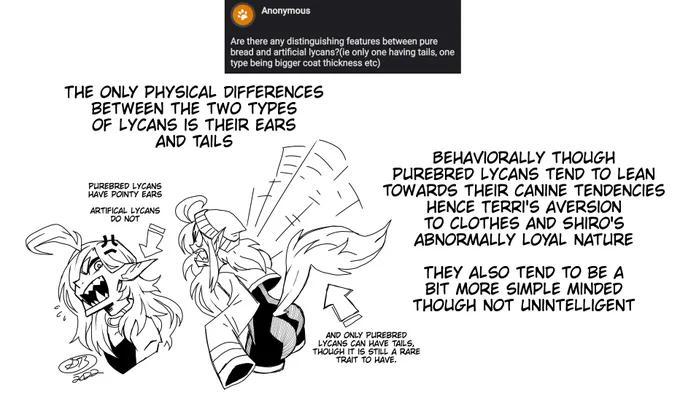 Some more Lycan tidbits
Requested by curiouscat 