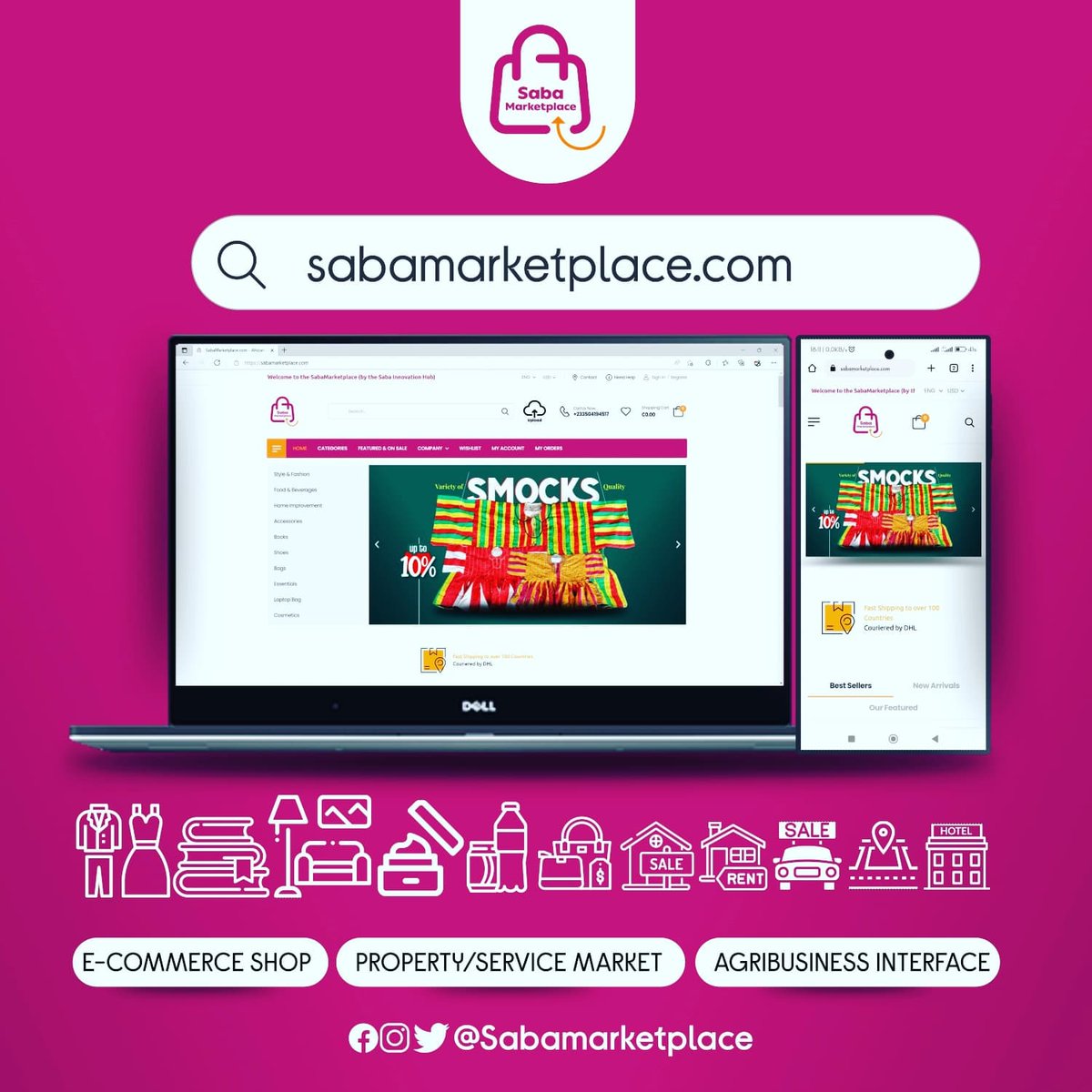 7gxsolutions's tweet photo. Website Design/Management + Graphic Presentation + Social Media Management services by us. ⬤ Follow @sabamarketplace // ⬤ Visit: https://t.co/pl9kiKeo0M 
#7GX #7GRAFFIX https://t.co/dXyPCLwt7n