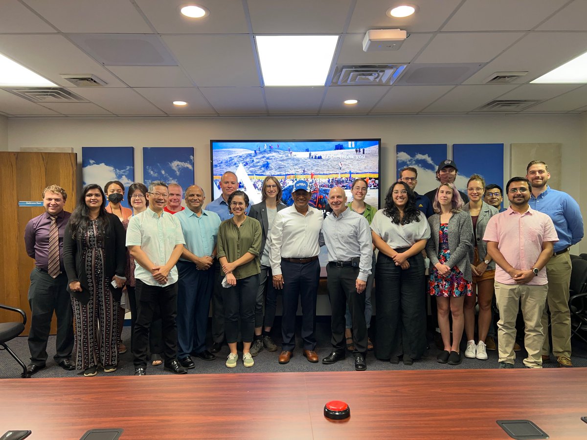 Our Science Coordination Office was glad to be visited by Basanta Srestha, the first head of our Hindu Kush-Himalaya hub (servir.icimod.org). We wish him the best in his retirement from @icimod ! 🇵🇰🇳🇵🇧🇹🇧🇩