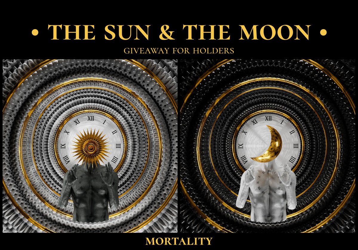 vlad3design's tweet photo. 🔥 Giveaway for holders is live 🔥

• The Sun &amp; The Moon •

Join the giveaway for Mortality holders here:
➡️ https://t.co/EYLyQTcv3X

Best of luck! 💙

#algofam #AlgoNFT #ALGONFTs #Algorand #ALGO https://t.co/aQK0VU0vvL