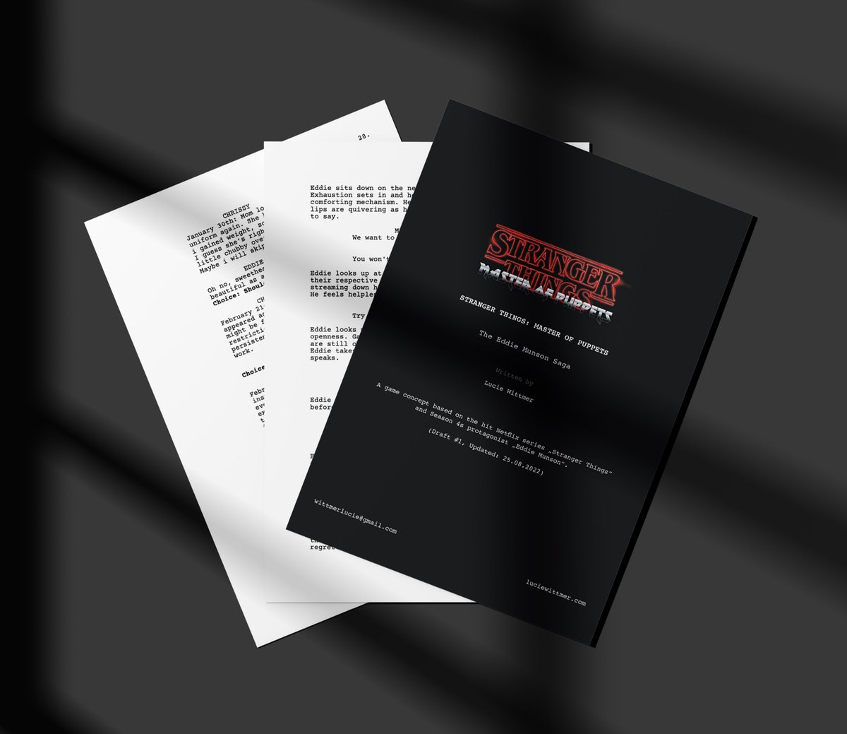 Singing_Pixels's tweet photo. Aaaah, I finally finished the script to the game concept I‘m working on!
85 pages down and I‘m kind of proud of myself. This was something very new to me! ✍🏻 https://t.co/K2HUbqZsgE