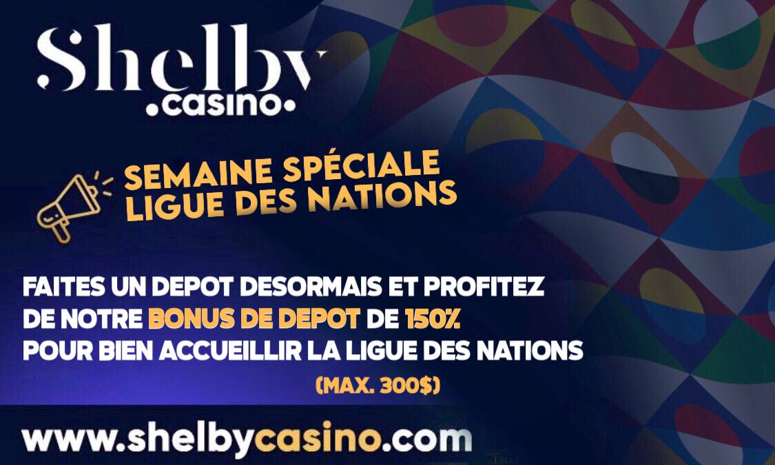 Hello La team Shelby Casino
Premier bonus de la semaine 150% de dépôt pour la ligue des nations !
#TSY #BNB #BTC #ETH #Tokenshelby #PeakyBlinders #crypto #bonus
