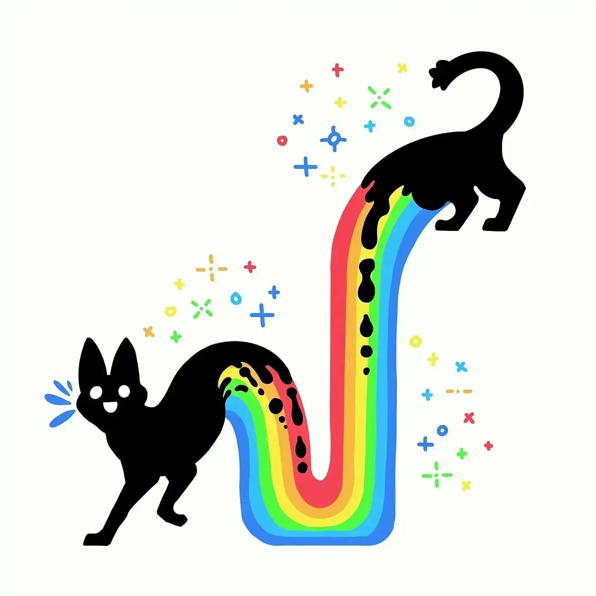thingsbydiana's tweet photo. ✨🌈😺 It's raining cats and derps https://t.co/zNWBxRMn0i