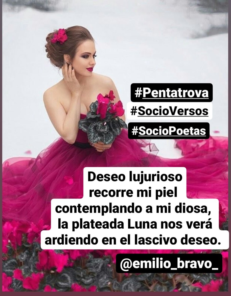 emilio_bravo__'s tweet photo. He creado 3 tipos de poemas;
#Hexagrama #Heptalera #Aisuru
en los 3 hay que contar sus sílabas.
Hoy he creado un poema más libre,
sin contar sílabas, el #Pentatrova
y solo tiene 2 reglas:
- 5 versos
- Empezar y terminar por la misma palabra.
Te invito a escribir uno👇 https://t.co/lCzW7sFeEI