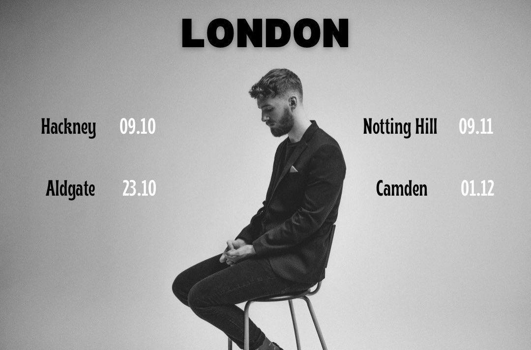 London! I can’t wait to see all your faces 🖤🤍