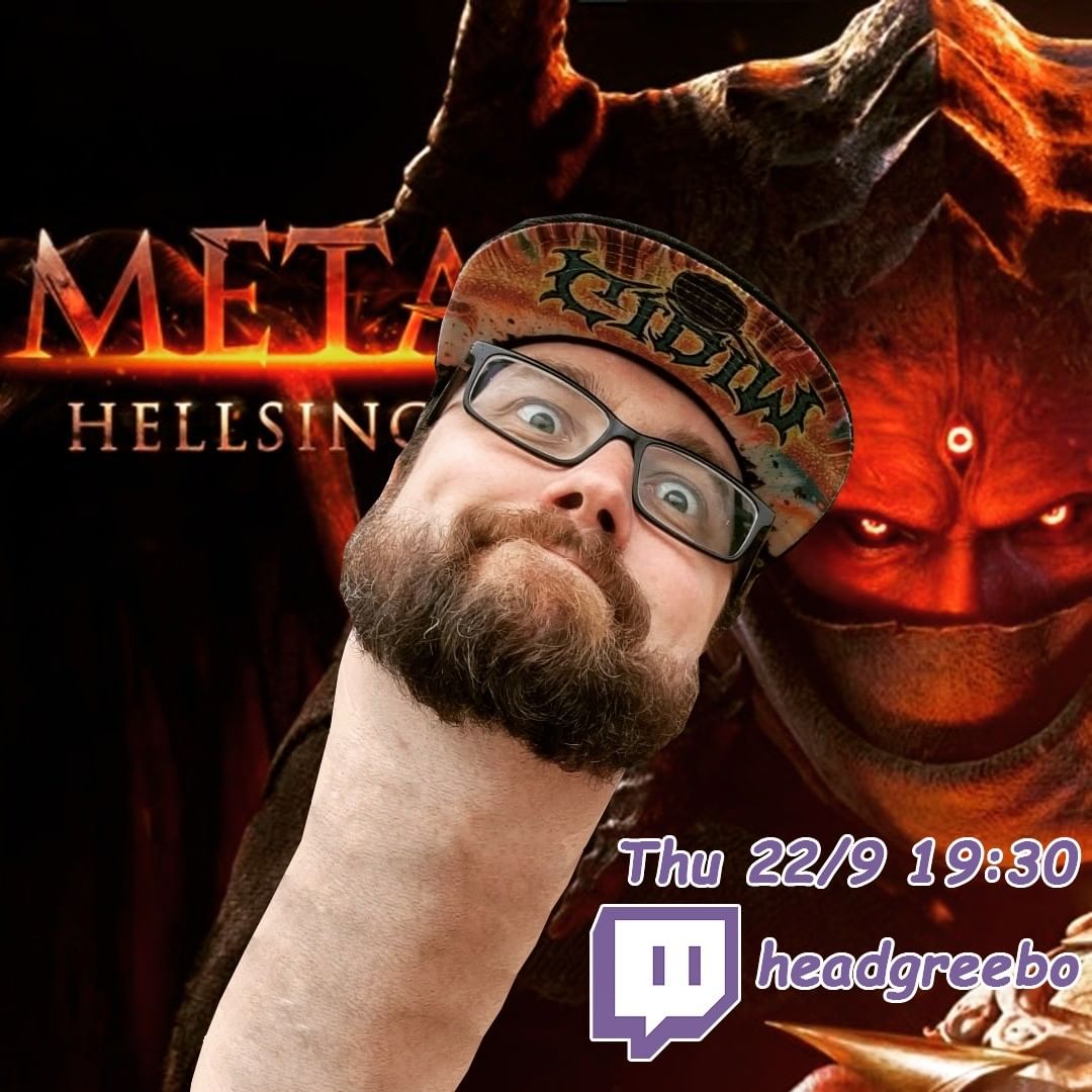 pottopicpodcast's tweet photo. Metal Hellsinger: First Impressions Lets Play tomorrow at 7:30 on my Twitch. Will be testing a new streaming setup #metalhellsinger #twitch #twitchstreamer #letsplay #newgame #firstimpressions #serjtankian #soilwork #jinjer #trivium #lambofgod https://t.co/9RTziUhkRs