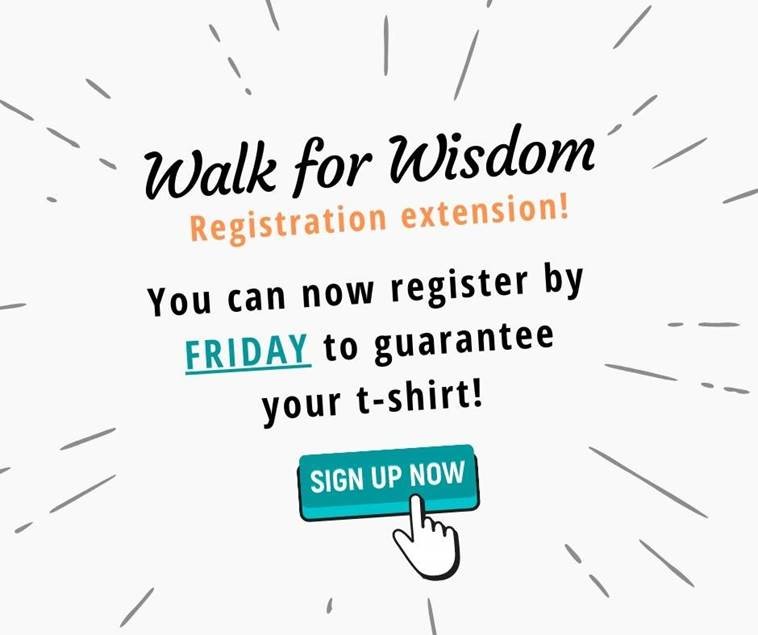 FortuneFund's tweet photo. Register now for the Walk for Wisdom: https://t.co/YXwTmKnOlP https://t.co/d0xUuCivwr
