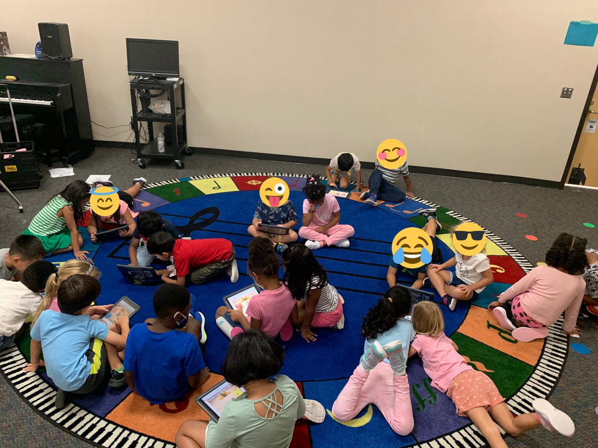 LegendreMusic's tweet photo. Kindergarten are successfully identifying our four different voices (Whisper, talk, shout, sing). Great Job Schiff Sharks! 🦈 https://t.co/jpspmnS5Y7