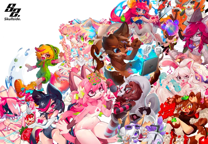 Made myself a new wallpapers for me laptop :3 thought I should share it with you since some people like to use my art as a phone wallpaper and maybe you wanna use it for your PC too 