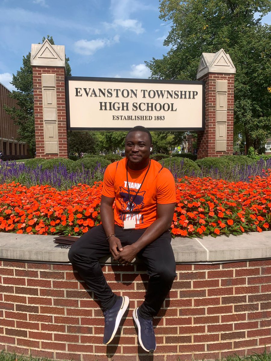 ytcorps's tweet photo. We welcome Prosper Tornyi to Chicago as a US Department of States Fellow. His is part of our after school program at Evanston Township High School and Morton East High school. Prosper is an illustrious, visionary from Ghana. 

https://t.co/E5LkNSynqs https://t.co/e0hA5qINk3