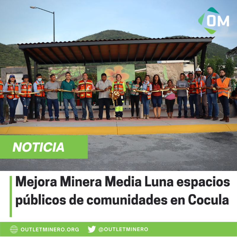 Outletminero's tweet photo. Con el programa Enchulemos Juntos Nuestra Comunidad y el Convenio de Desarrollo Comunitario Participativo (#Codecop), la empresa Minera #MediaLuna de @TorexGold, entregó obras y rehabilitaciones de espacios públicos para la comunidad de la Fundición en #Cocula, #Guerrero.
