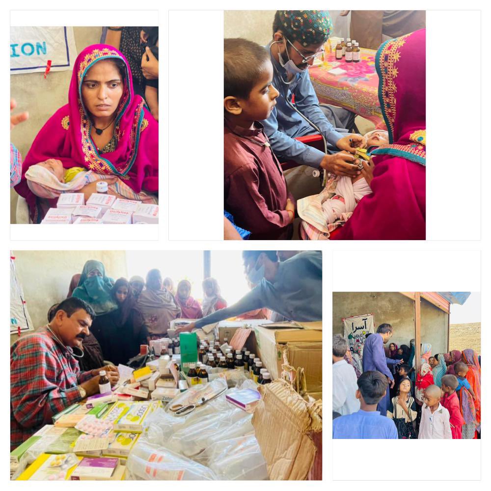SindhooNawaz's tweet photo. Flood Relief Day-35
Today we arranged Free Medical Camp and distributed Ration at Moro with the help of Aasra Welfare Association.
#ReliefForRainVictimsOfSindh https://t.co/TKrSdh3u3Q