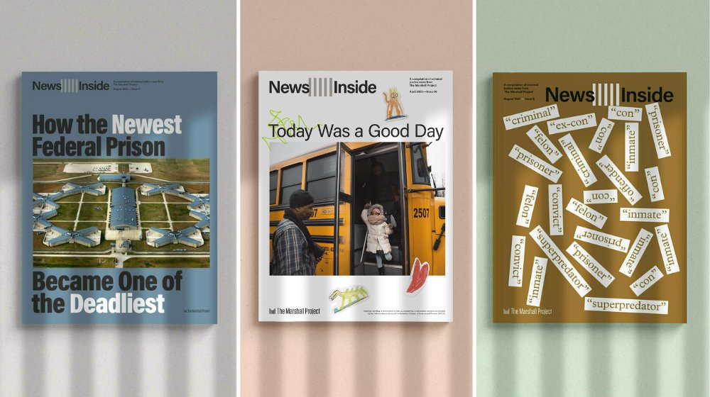 MarshallProj's tweet photo. News Inside is our print publication featuring our award-winning journalism that relates directly to incarcerated lives.
 
Want your loved one(s) to receive free future copies? Sign them up: https://t.co/yIhmx5pfSZ https://t.co/uGTOeGPG2g