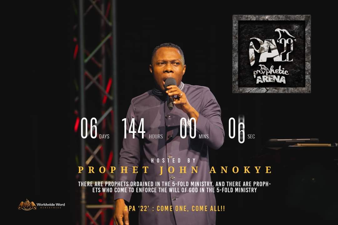 ProphetJAnokye's tweet photo. 6 days more to go.....
"There are prophets ordained in the 5-fold ministry and there are prophets who come to enforce the will of God in the 5-fold ministry."
P.A 2022....In this Arena everything and anything is possible!
#PA22 #PropheticArena #Prophetic #Prophets #Prophecy https://t.co/pjt4GIwhBf