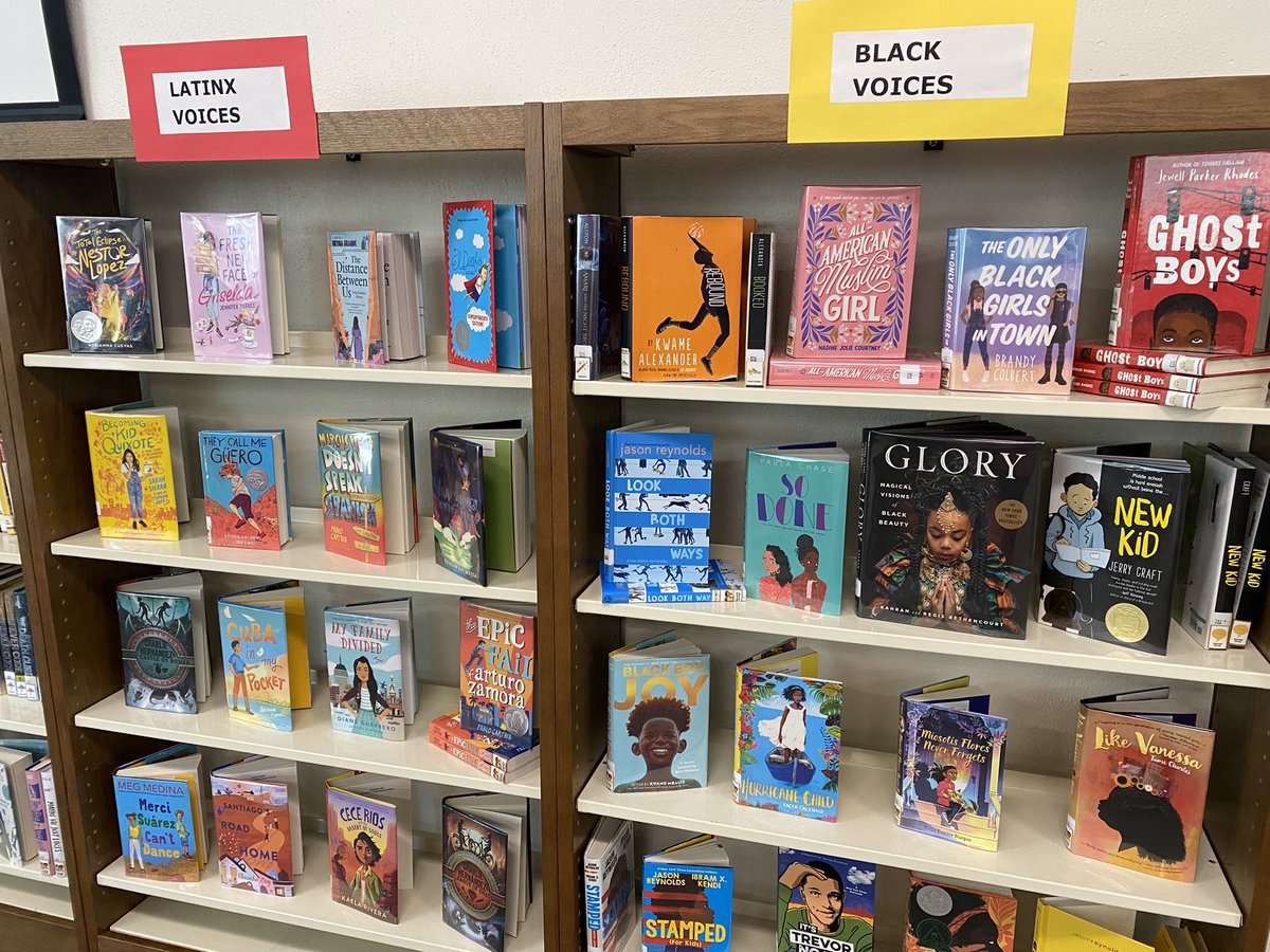 Our awesome librarian, <a href="/GerdtsNanette/">Nanette Gerdts</a>, is creating a library that looks more like a book store to truly engage our students in getting excited about selecting books they really want to read. Readers are leaders at the Pride of the Westside. @StephensMiddle #proudtobelbusd